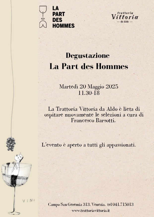 Invito Degustazione Vini Trattoria Vittoria Da Ald — Trattoria Vittoria